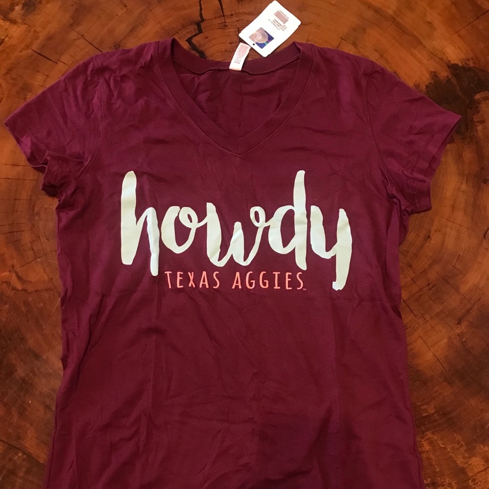 TEXAS A&M v-neck